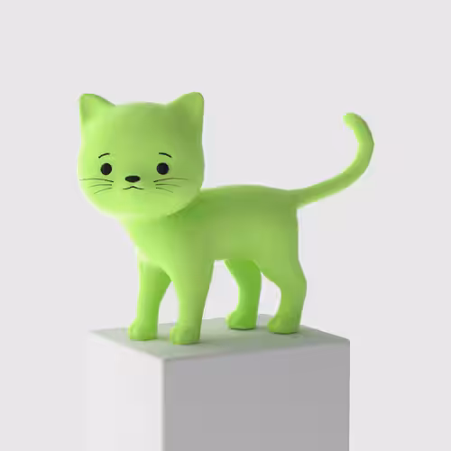 3D Meow Cat #20