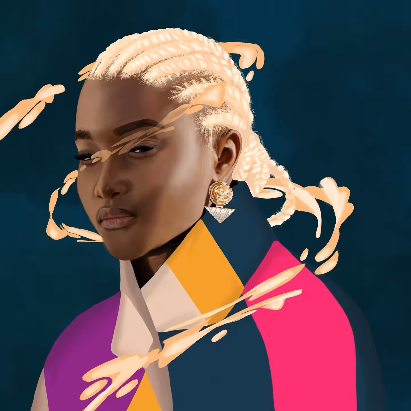 Rare flair Nee on Braids