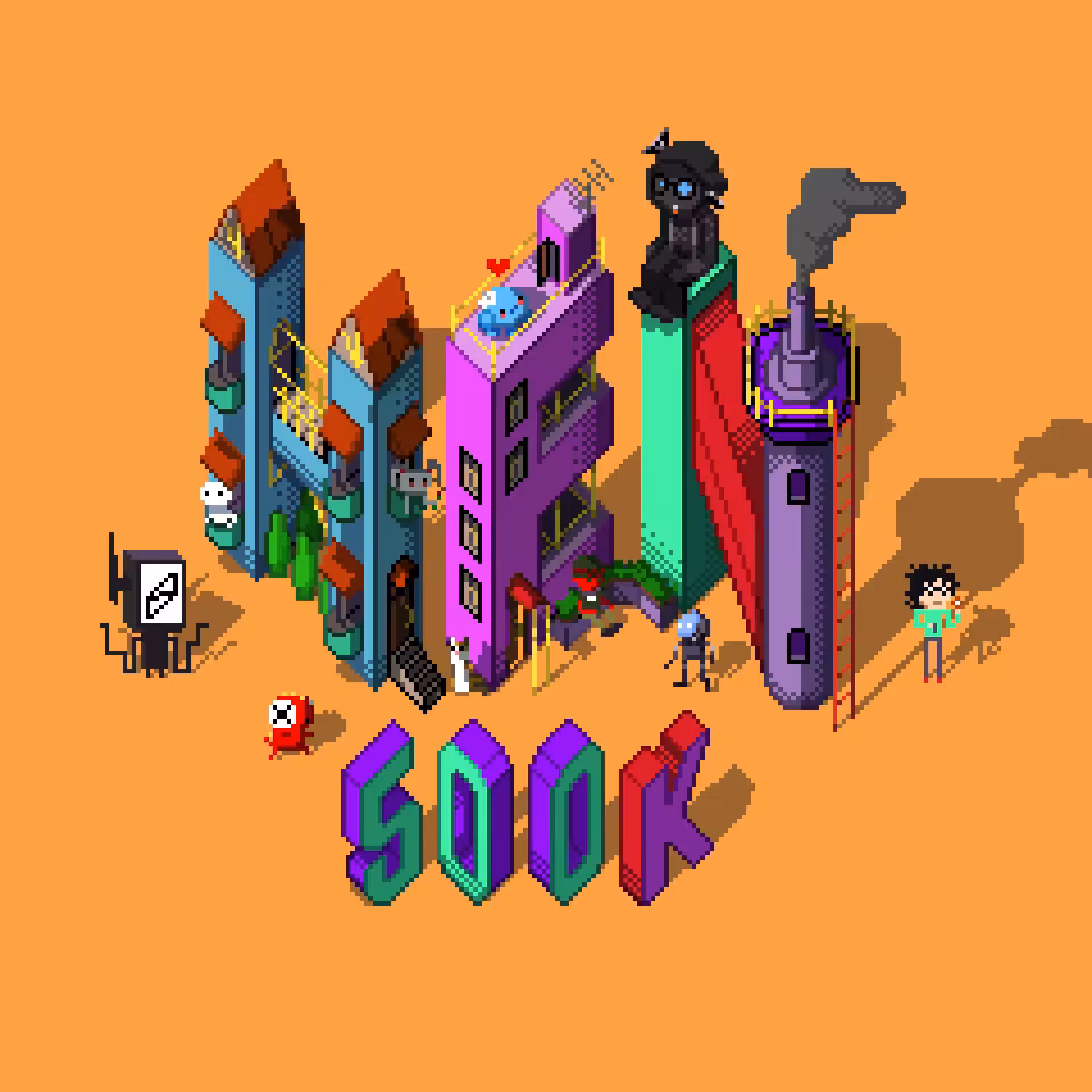 Pixelville HEN500k Party