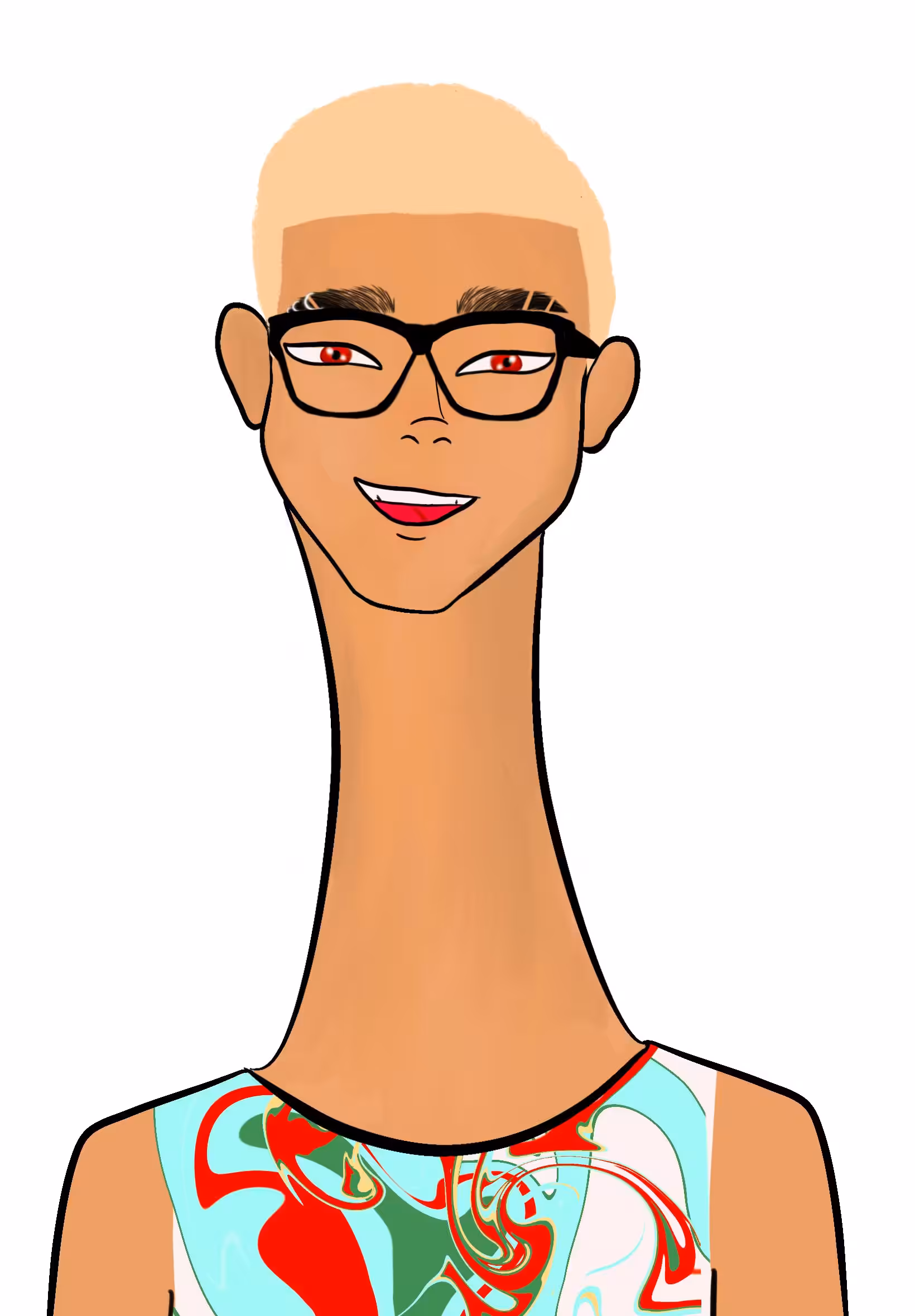 Long Neckie Fellas #2193