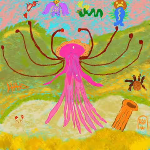 jelly fish monster