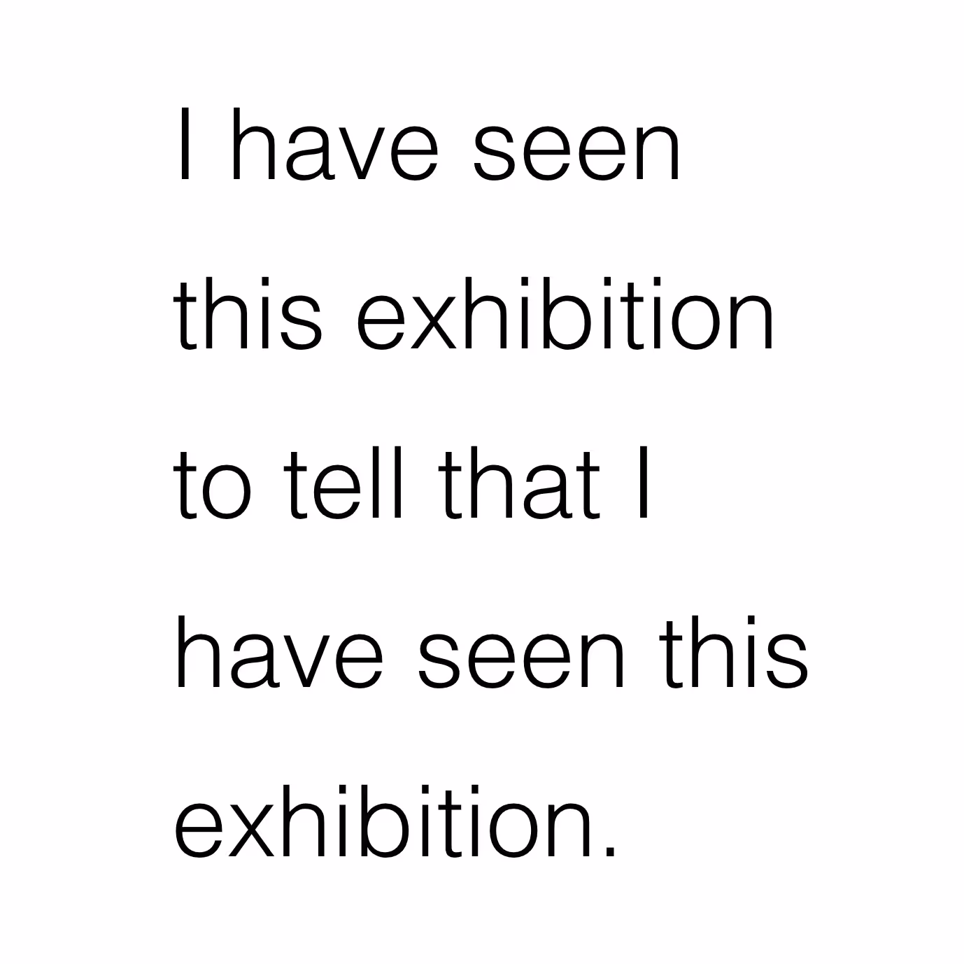 Untitled Sentence Still #1
