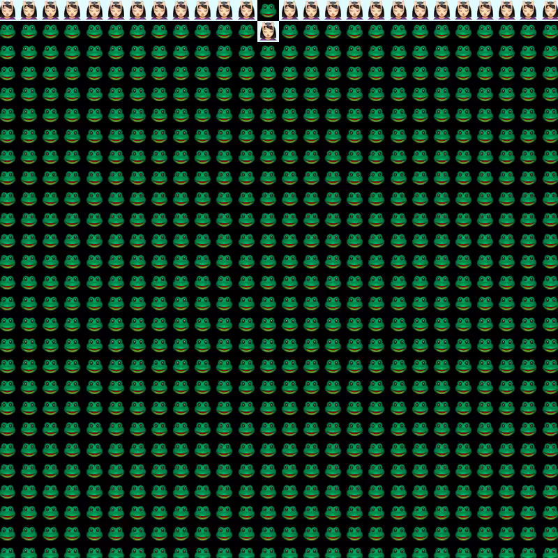 Elementary Cellular Emoji Automata #914