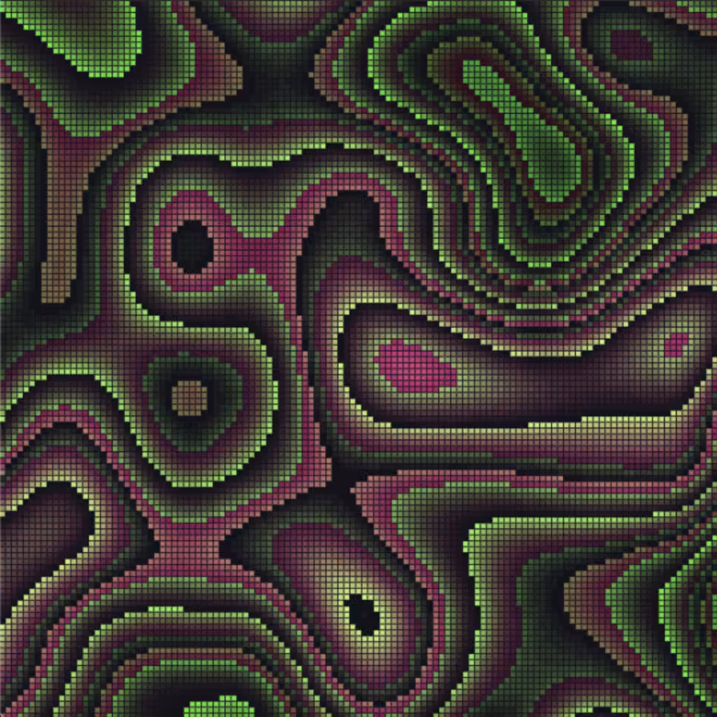 HSL Glitch + Perlin Noise No.1
