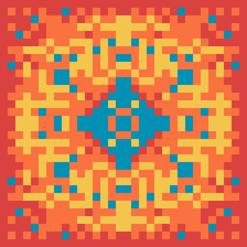 Pixel Mandala #42