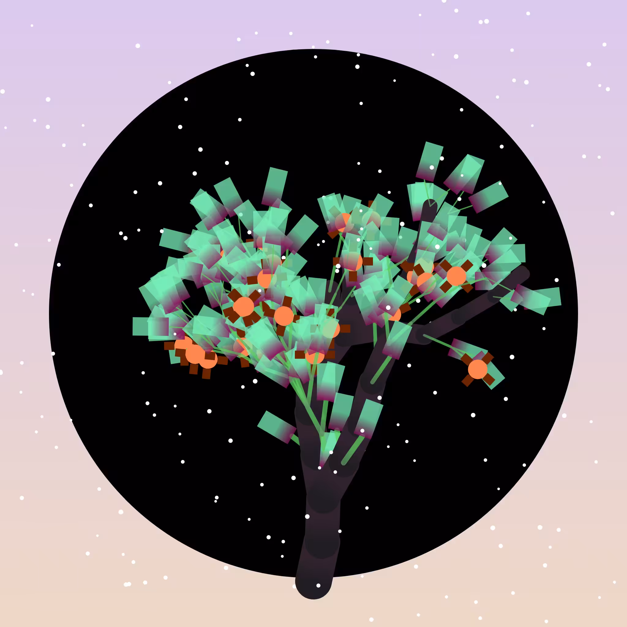 Some generative winter trees #45