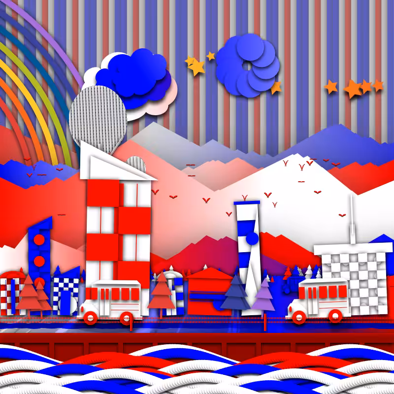 Paper Art 2.5D #136