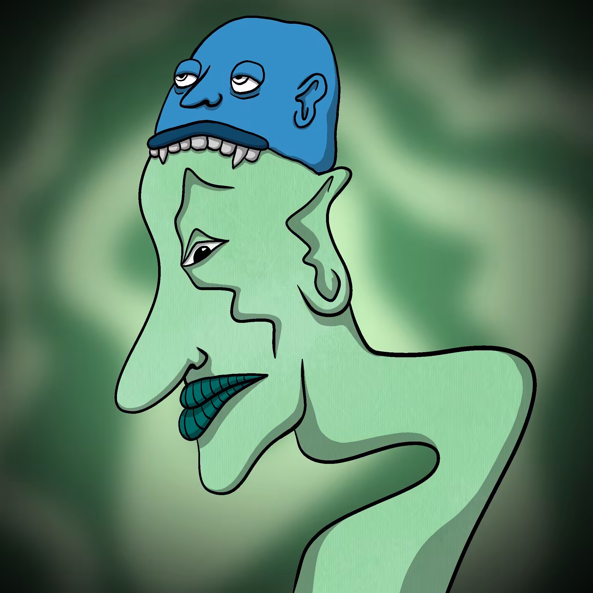 FAWKFACES: #84 Headcap Face 