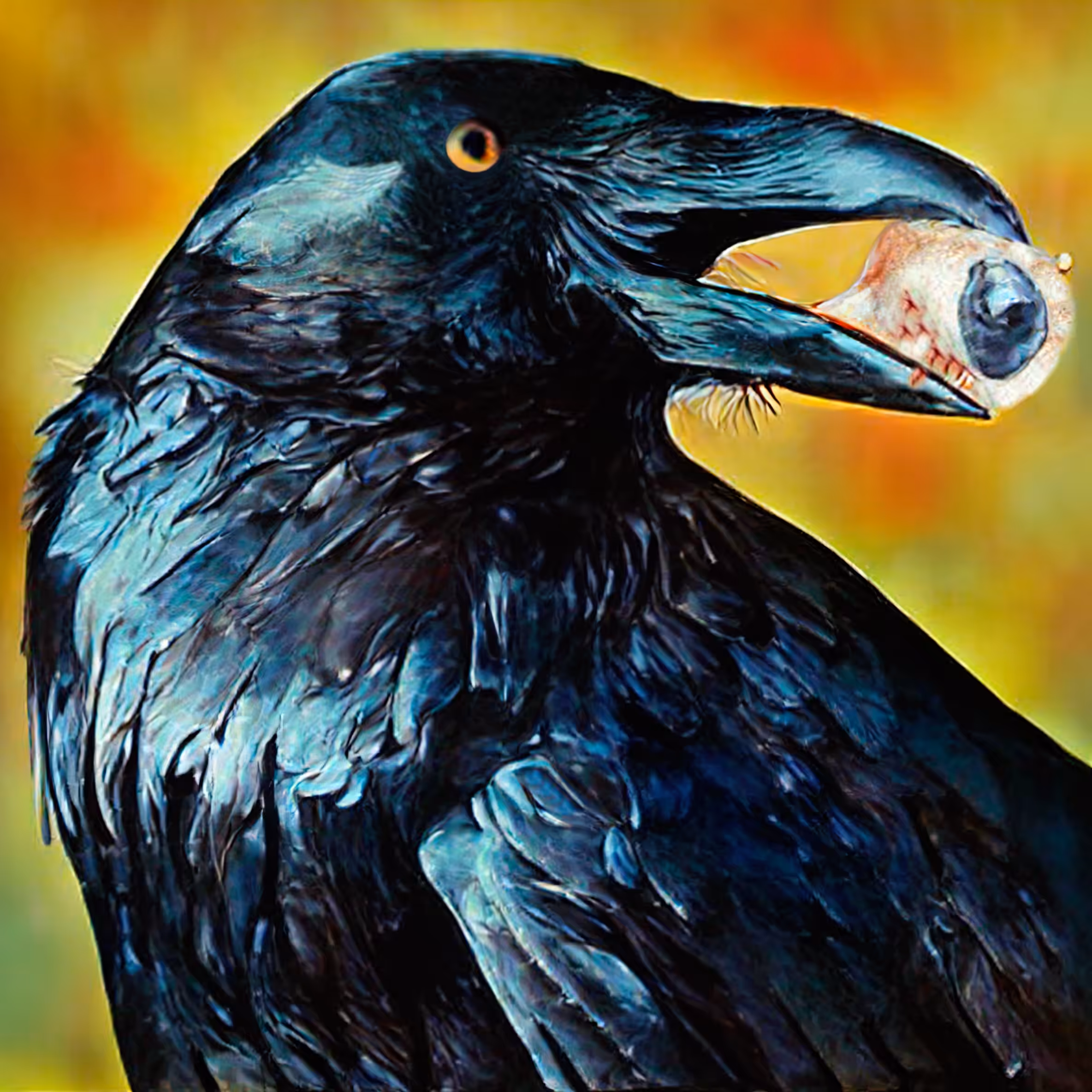 Dark raven