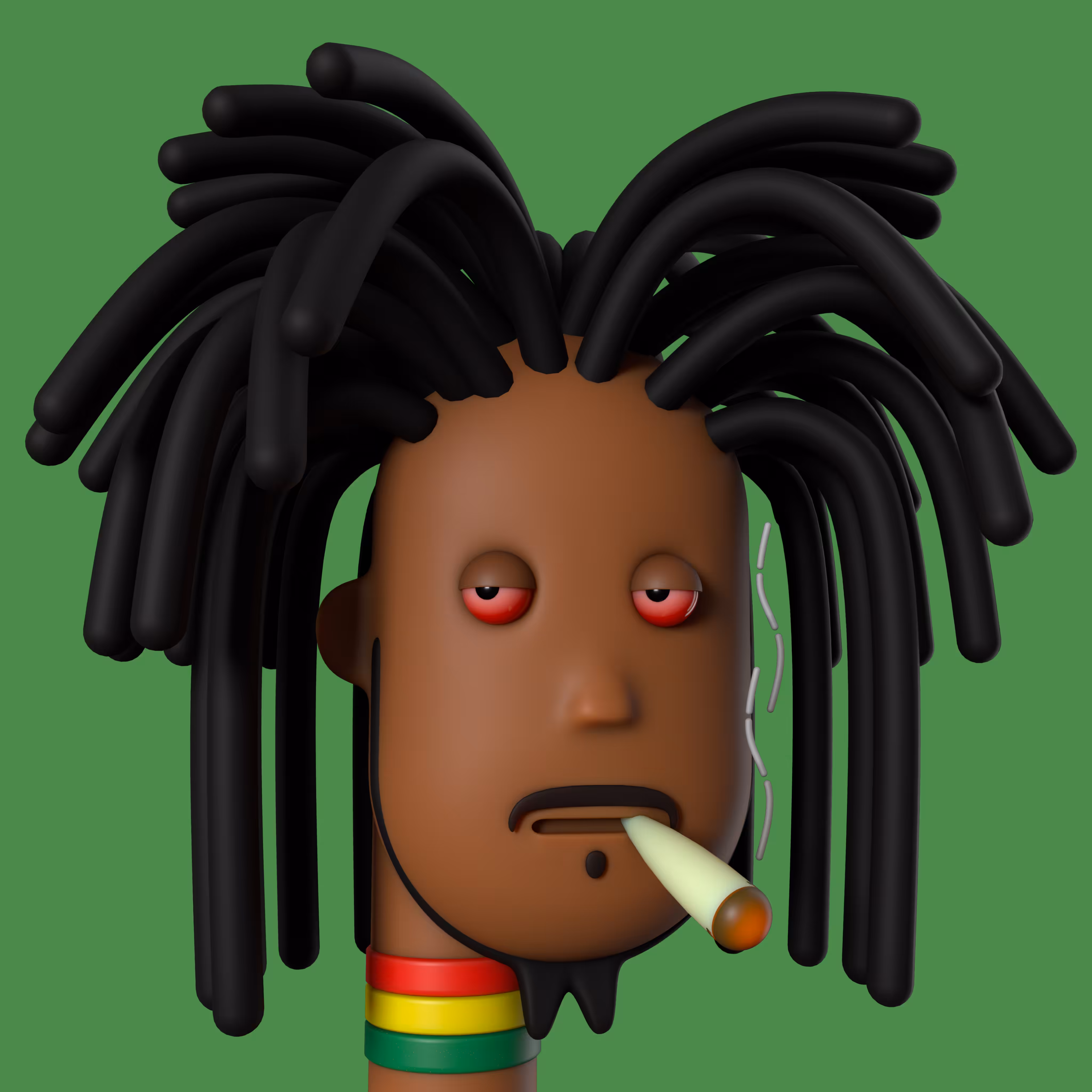 3D BOB MARLEY PUNK