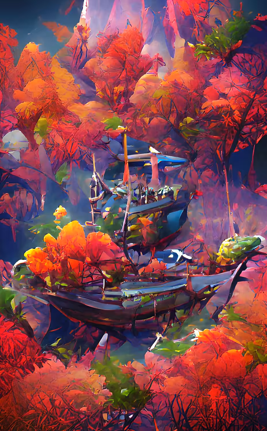 ship in paradise