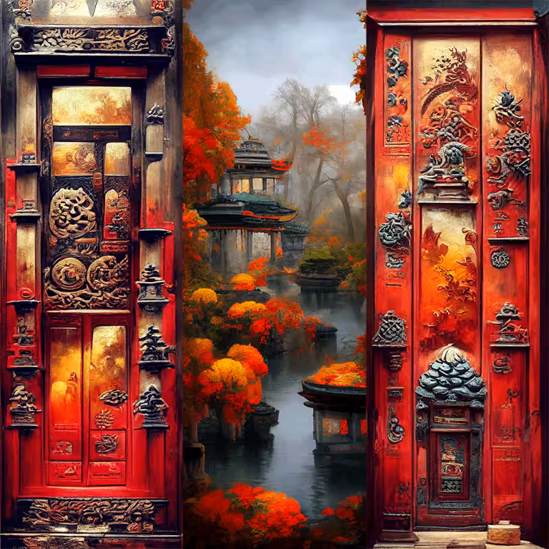 AI Chinese Garden #1