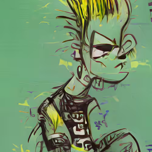 Scribbled Punk #34