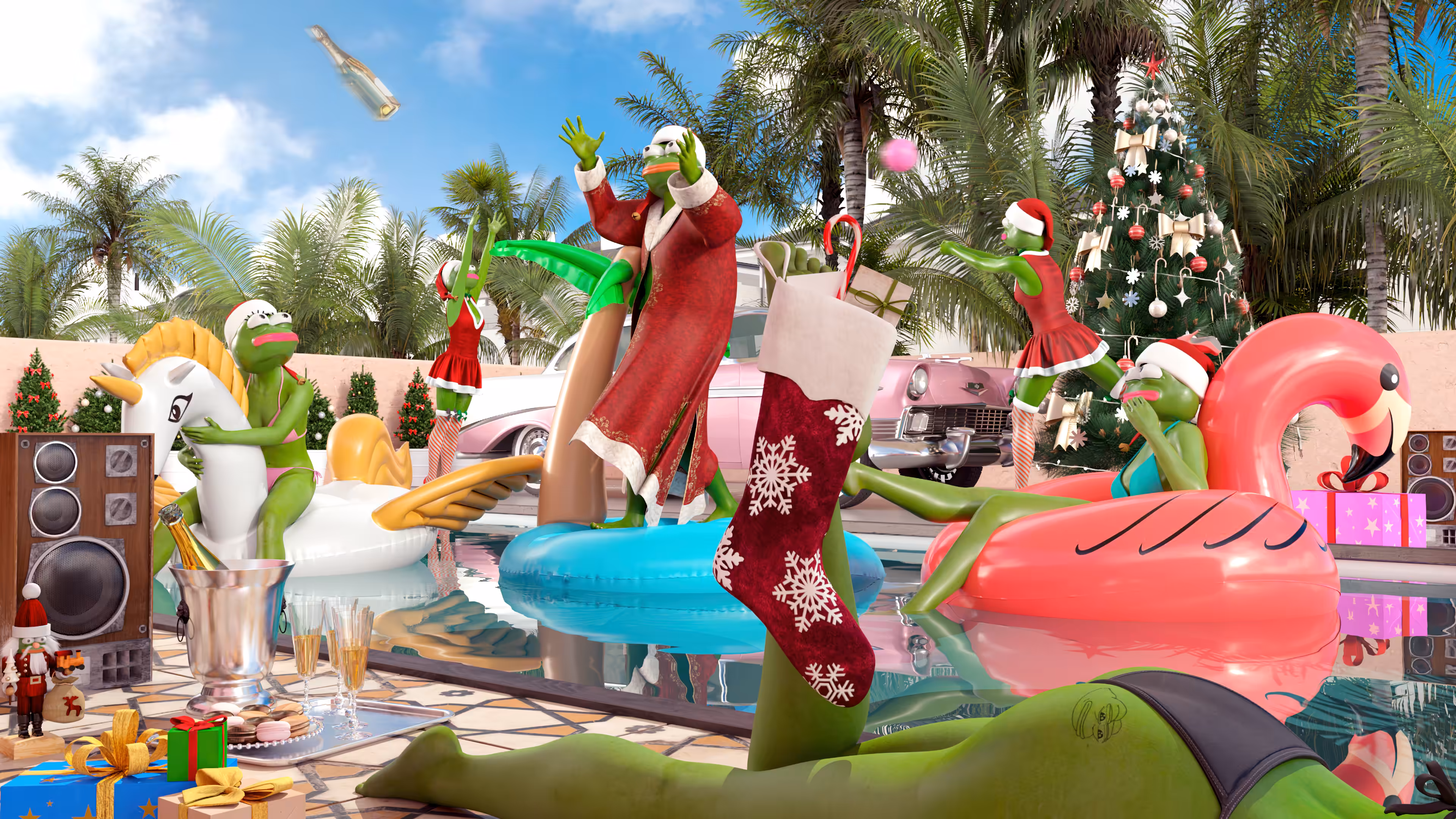 Pepe's Christmas Party 🐸