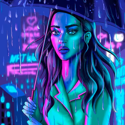 Neon girl