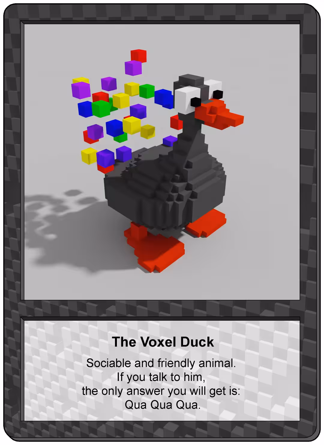 The voxel Duck