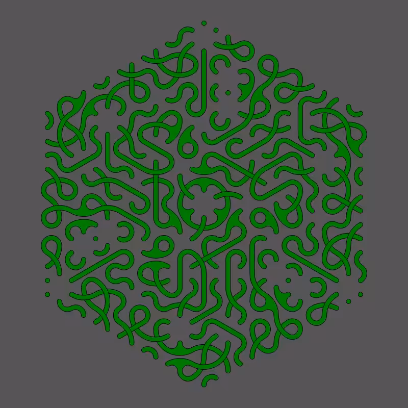 Threefold Symmetry - Dark Variations #285