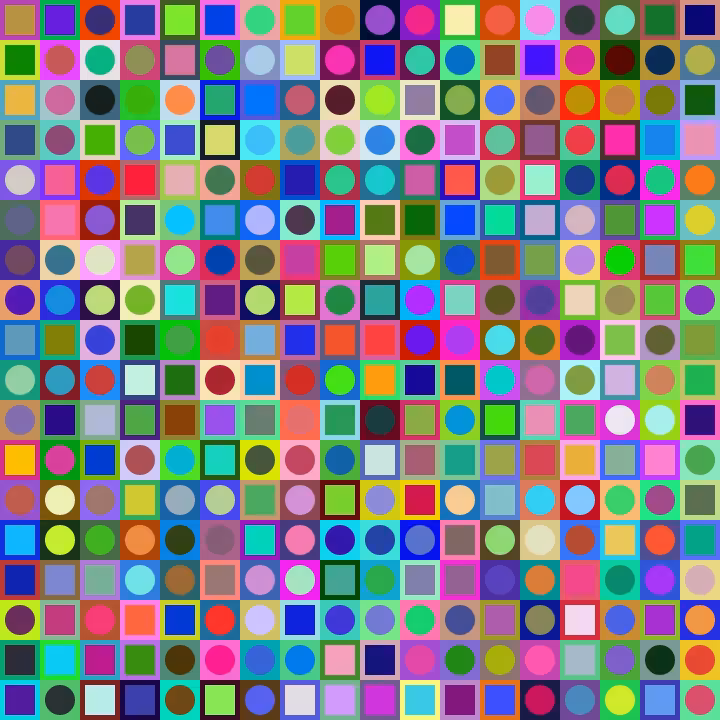 Square Dot Composition #445