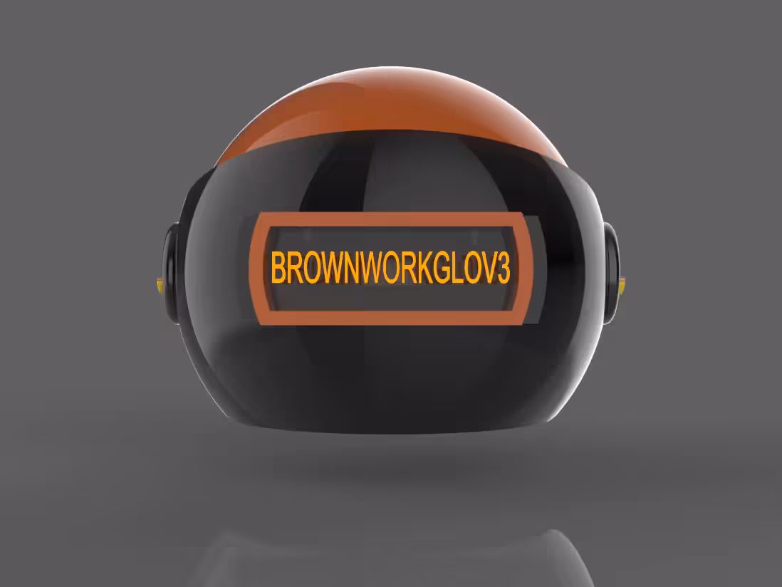 Brownworkglov3 War Helmet