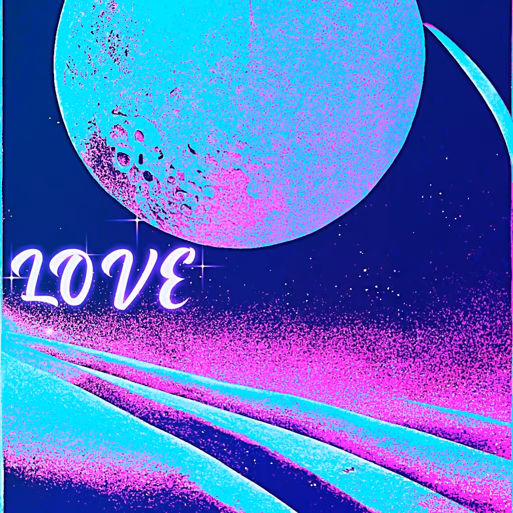 Moon Space Love