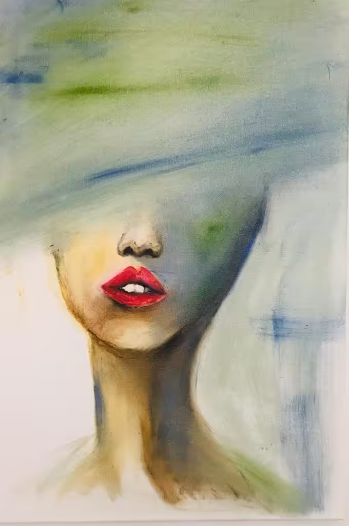 women hidden eyes