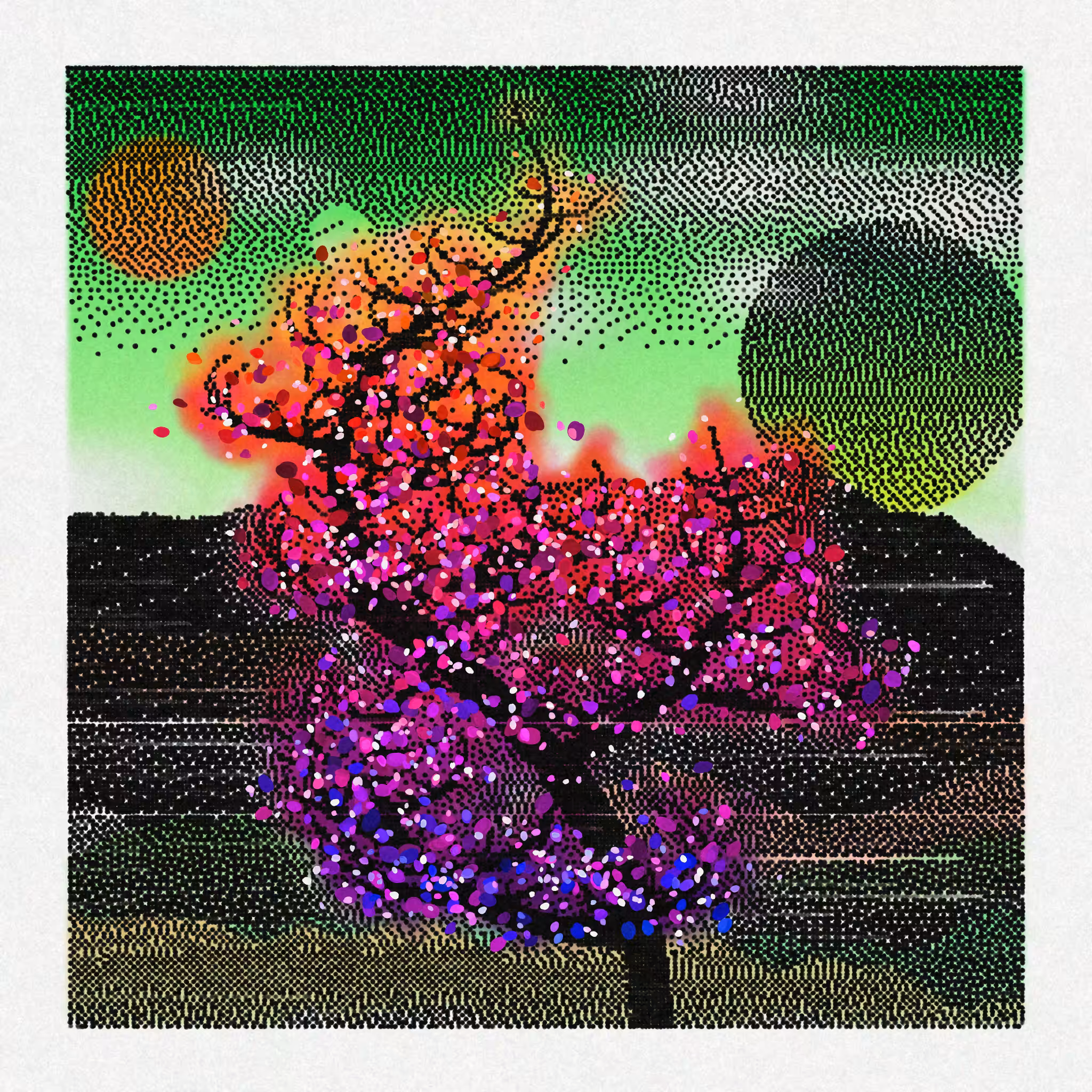 Dithered Branches #155