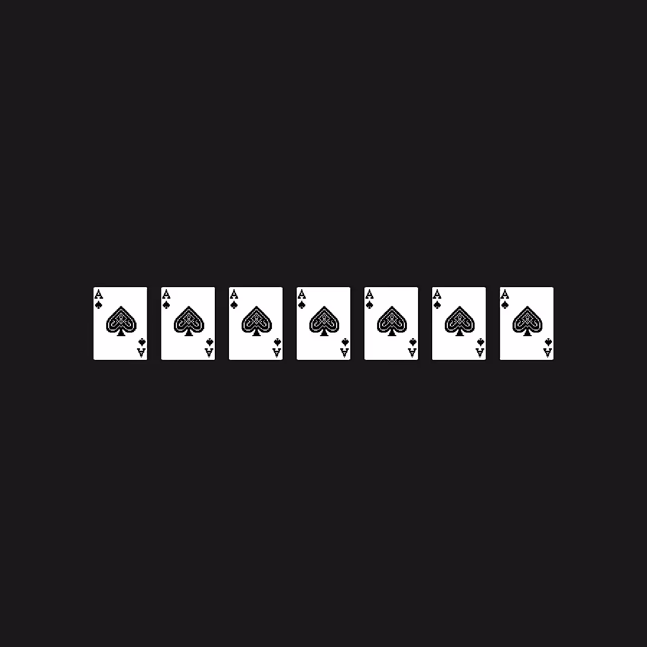 Solitaire - No.1 - Aces of Spade