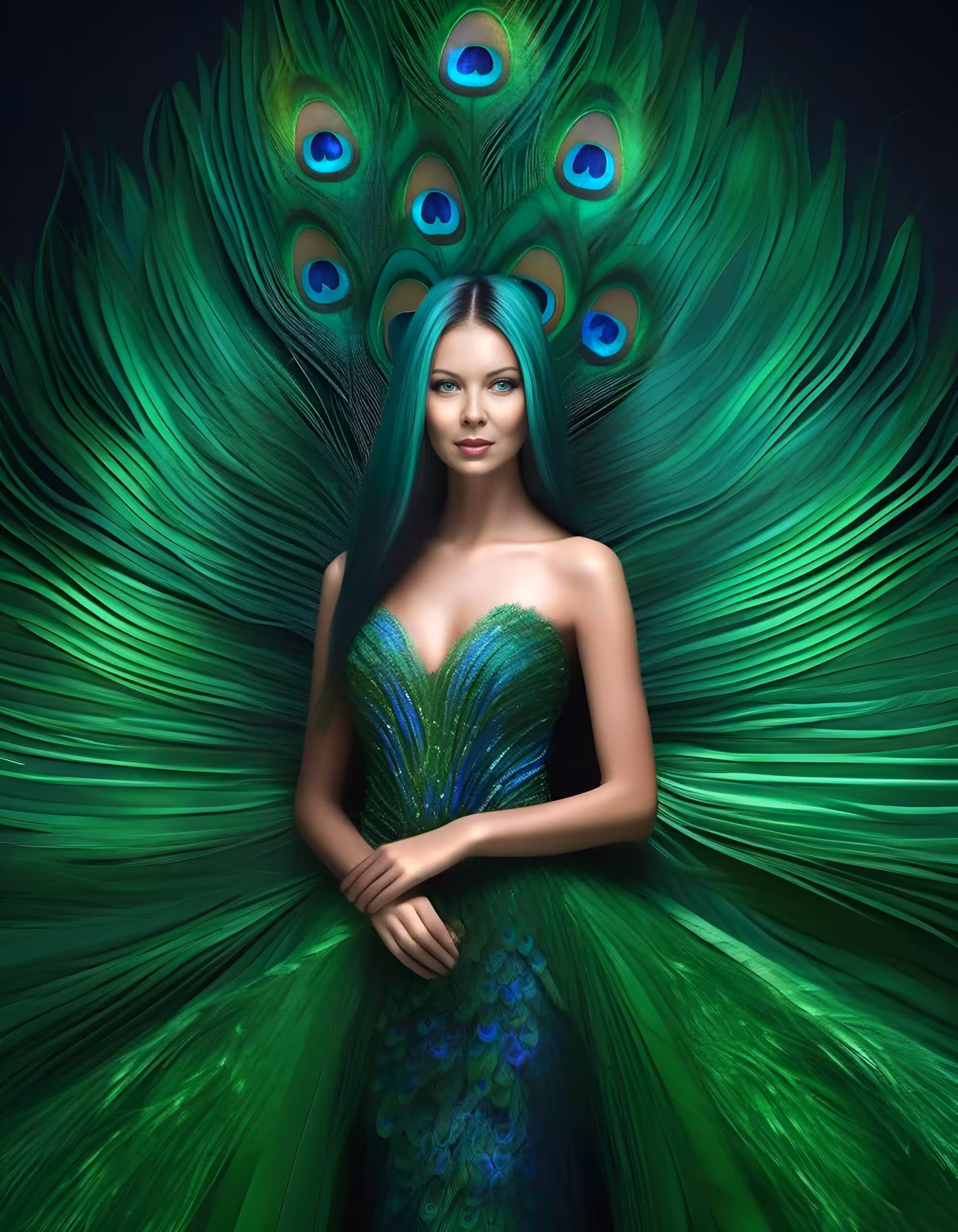 Peacock Princess of Paradise