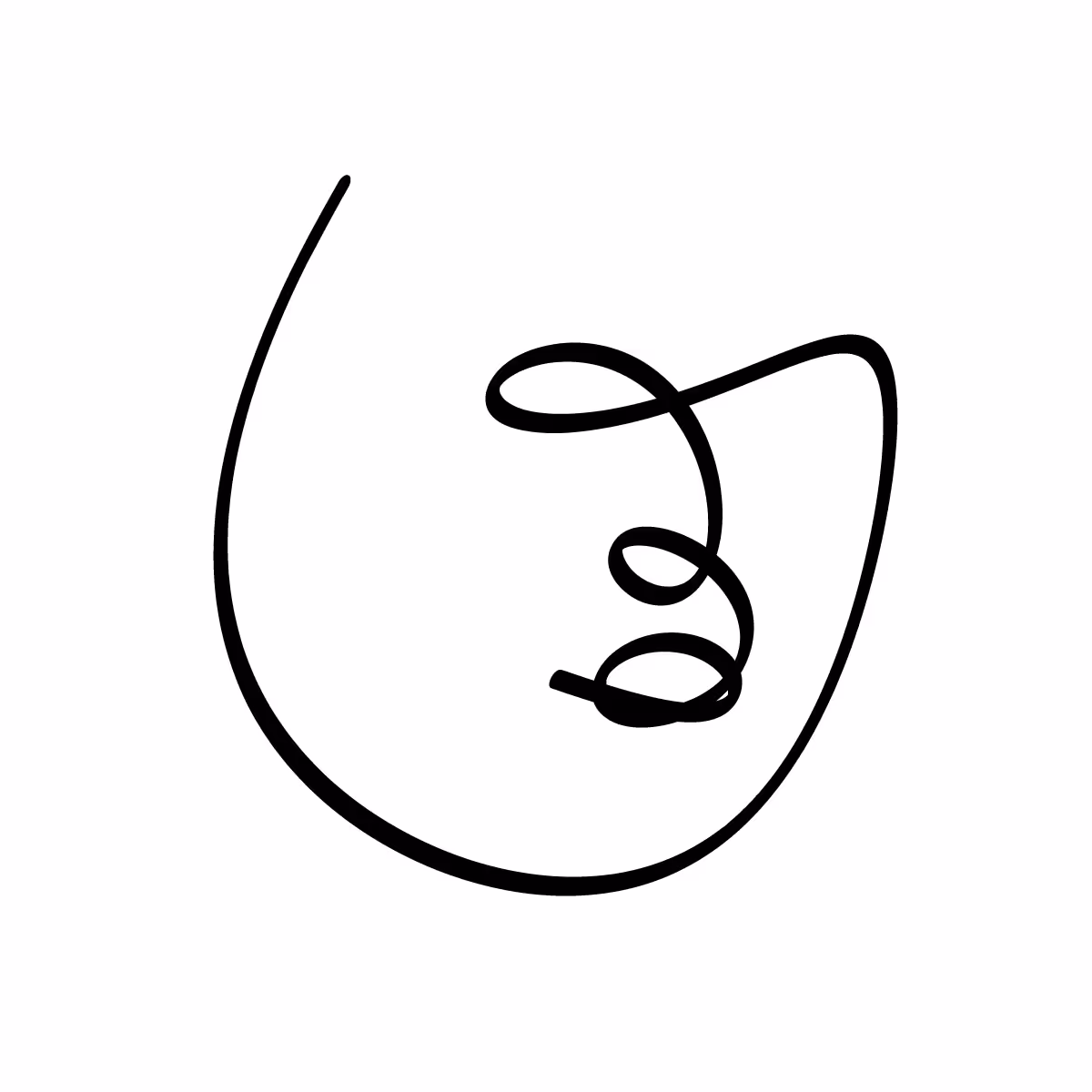 Evolutionary face #1, 1 Curve