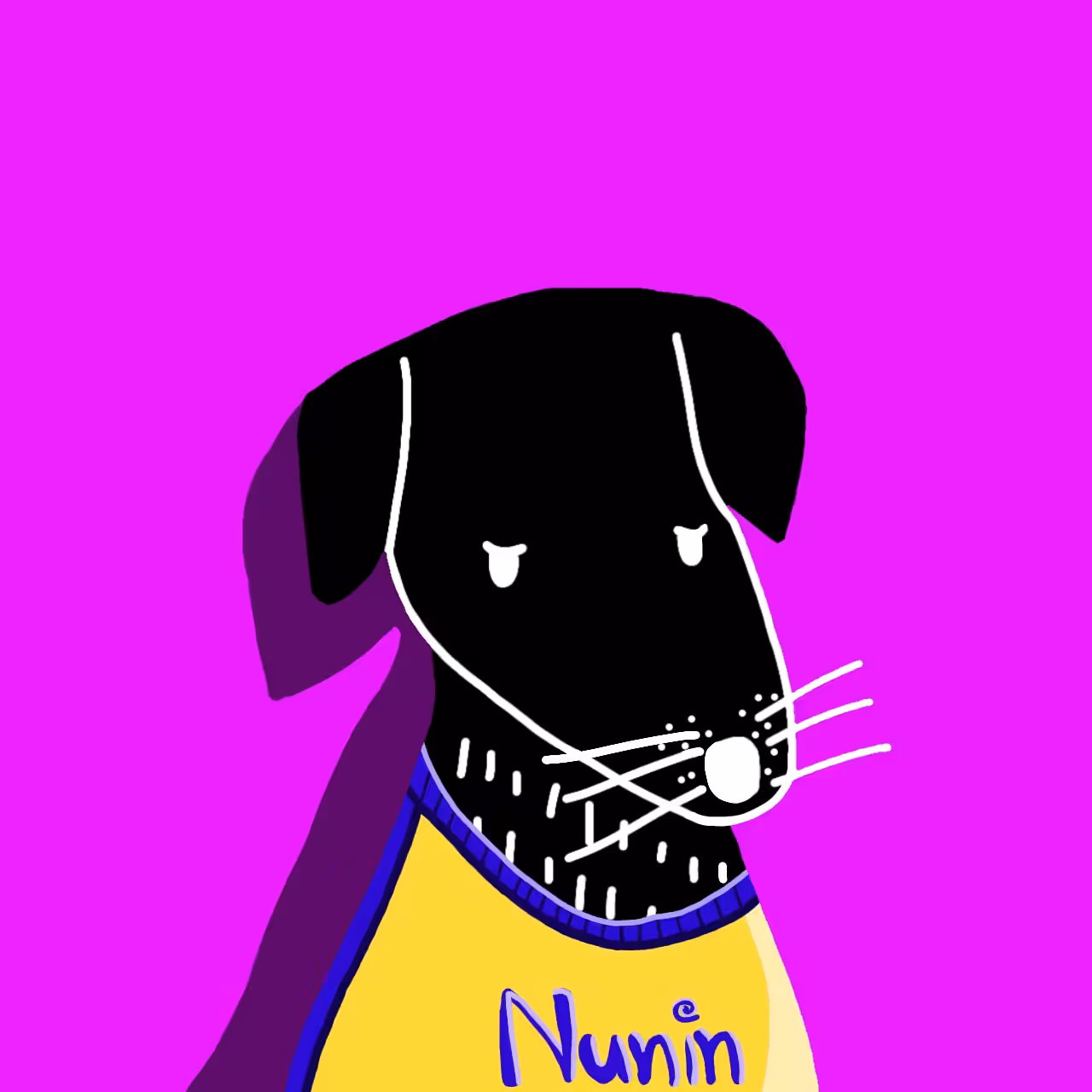 Nunin black dog.#04