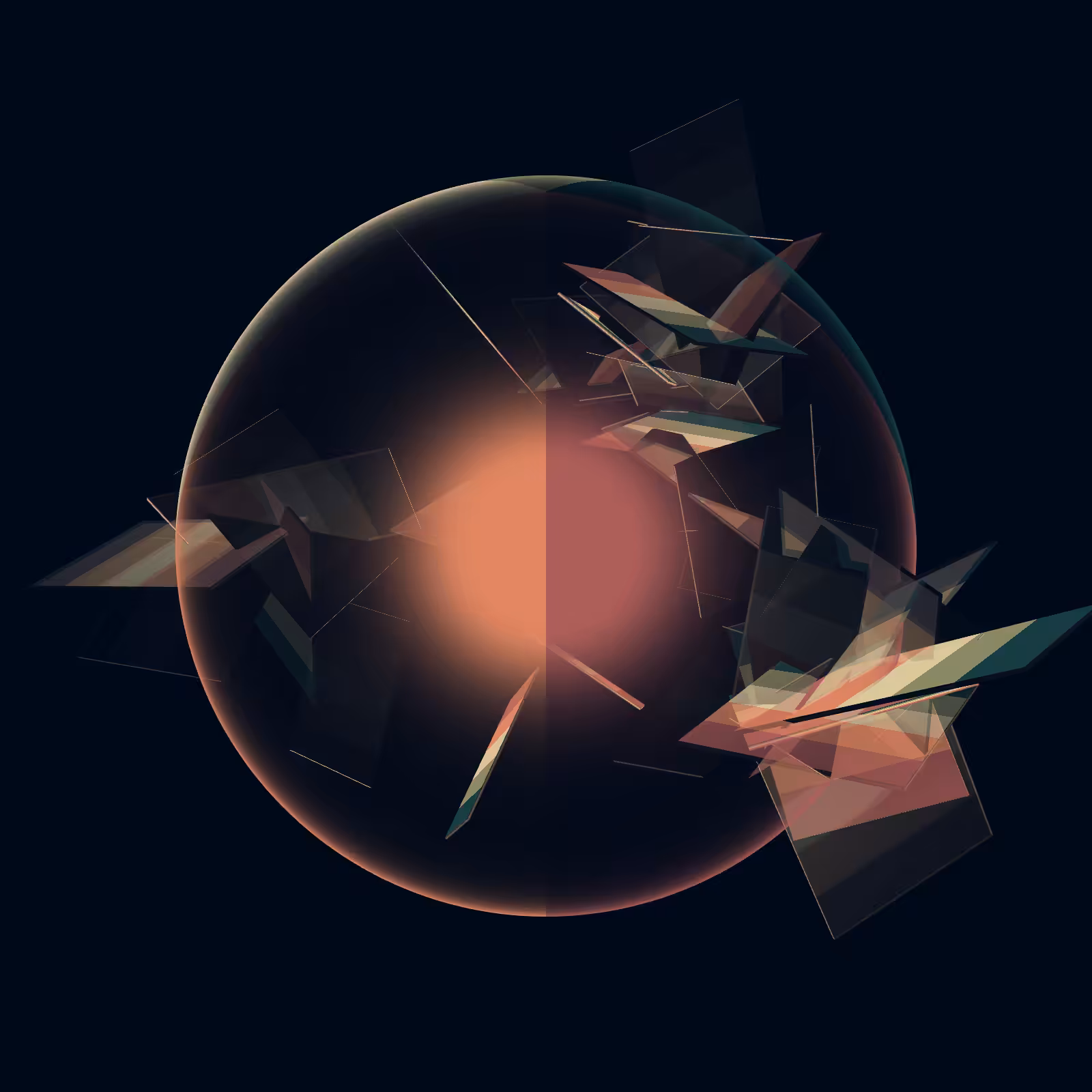Composition with Sphere  #23
