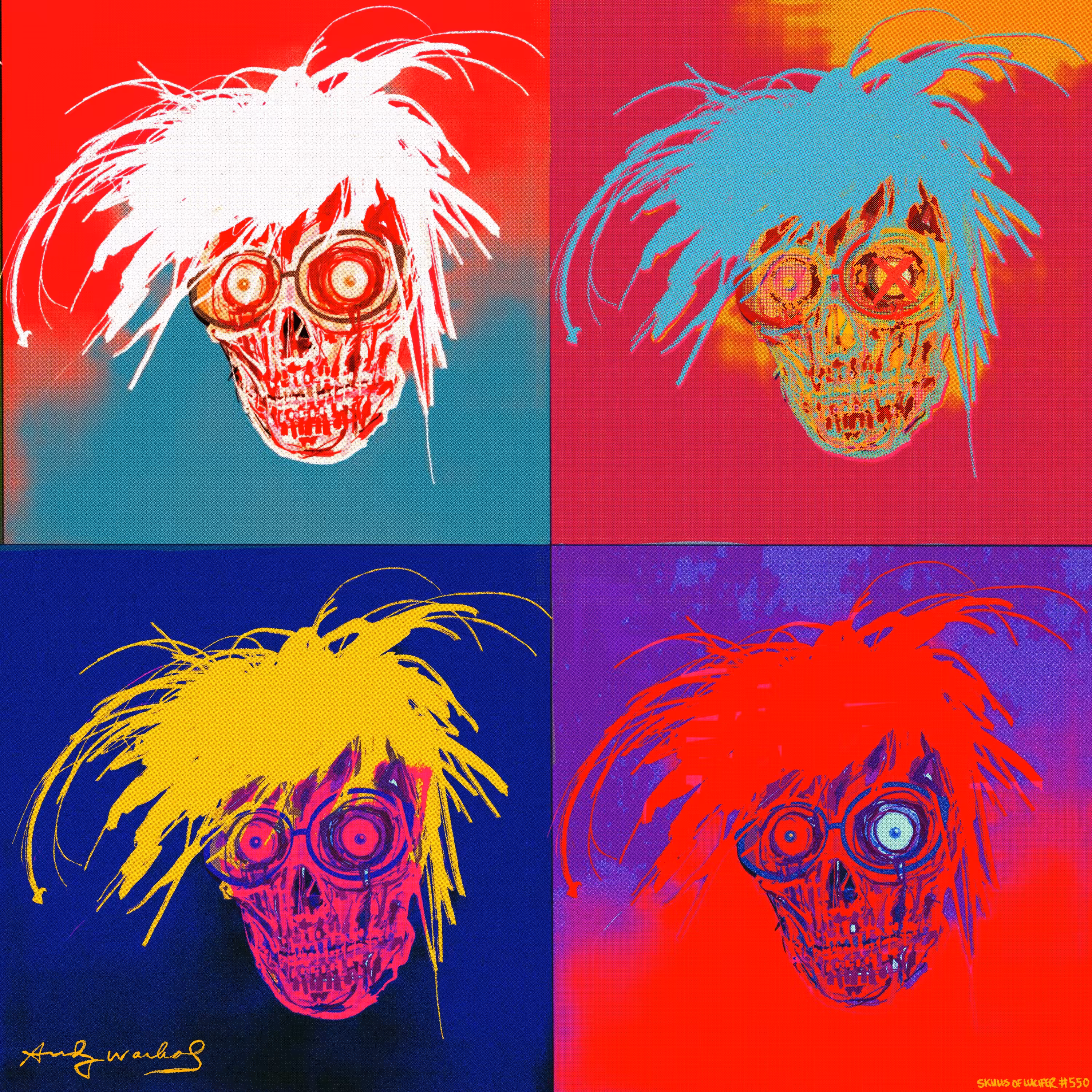 SKULLS OF LUCIFER: ART IS DEAD (XV): Warhol