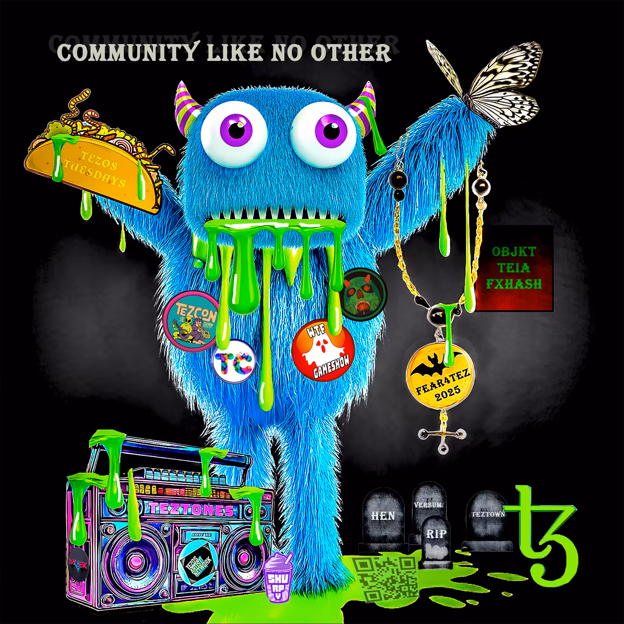 WTH is Fear4Tez Community Sticker