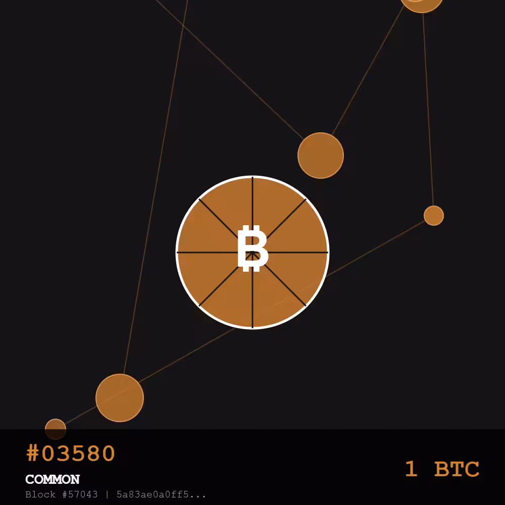  🍕Bitcoin Pizza Genesis: 10K — COMMON #03580
