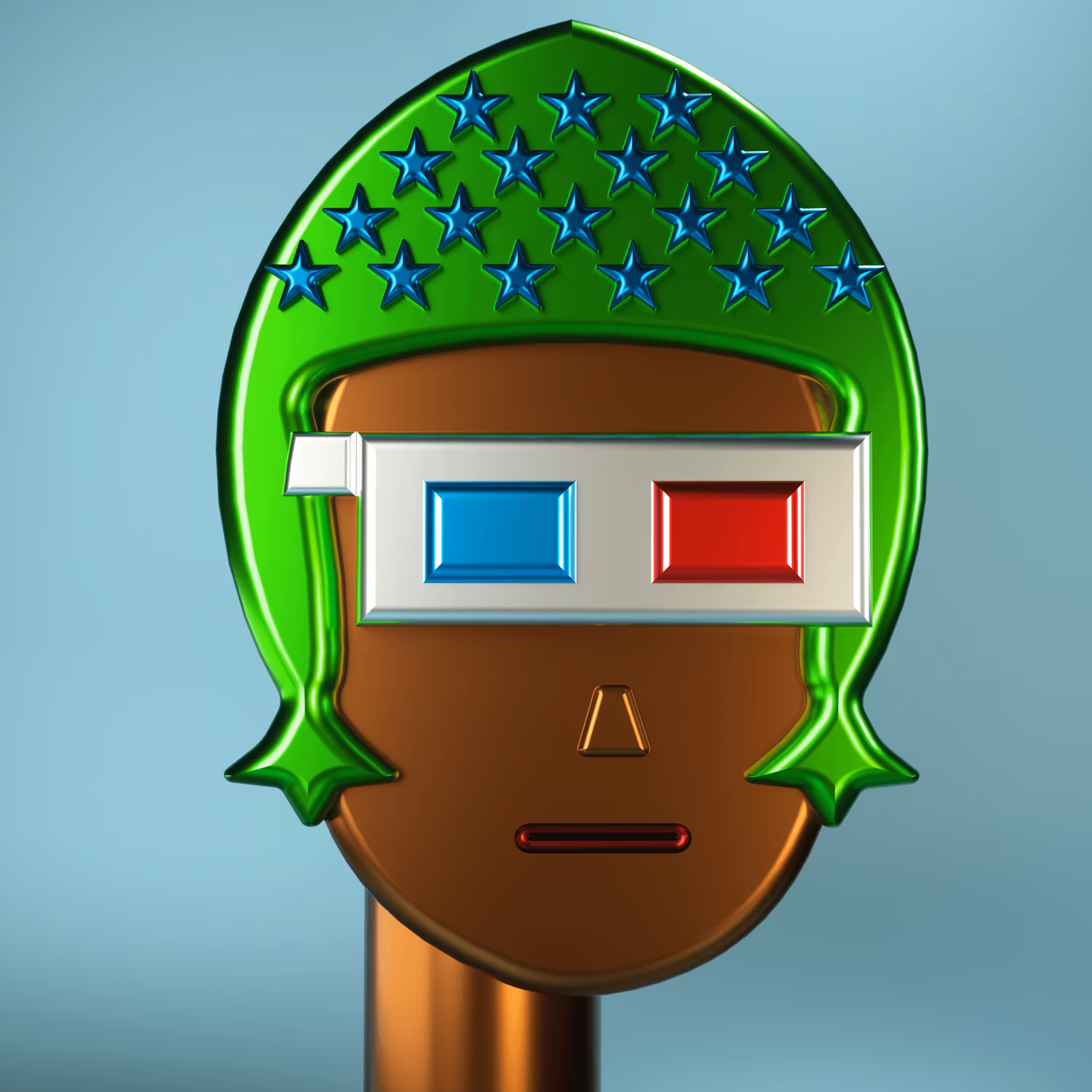 3D Chrome Punk #0509