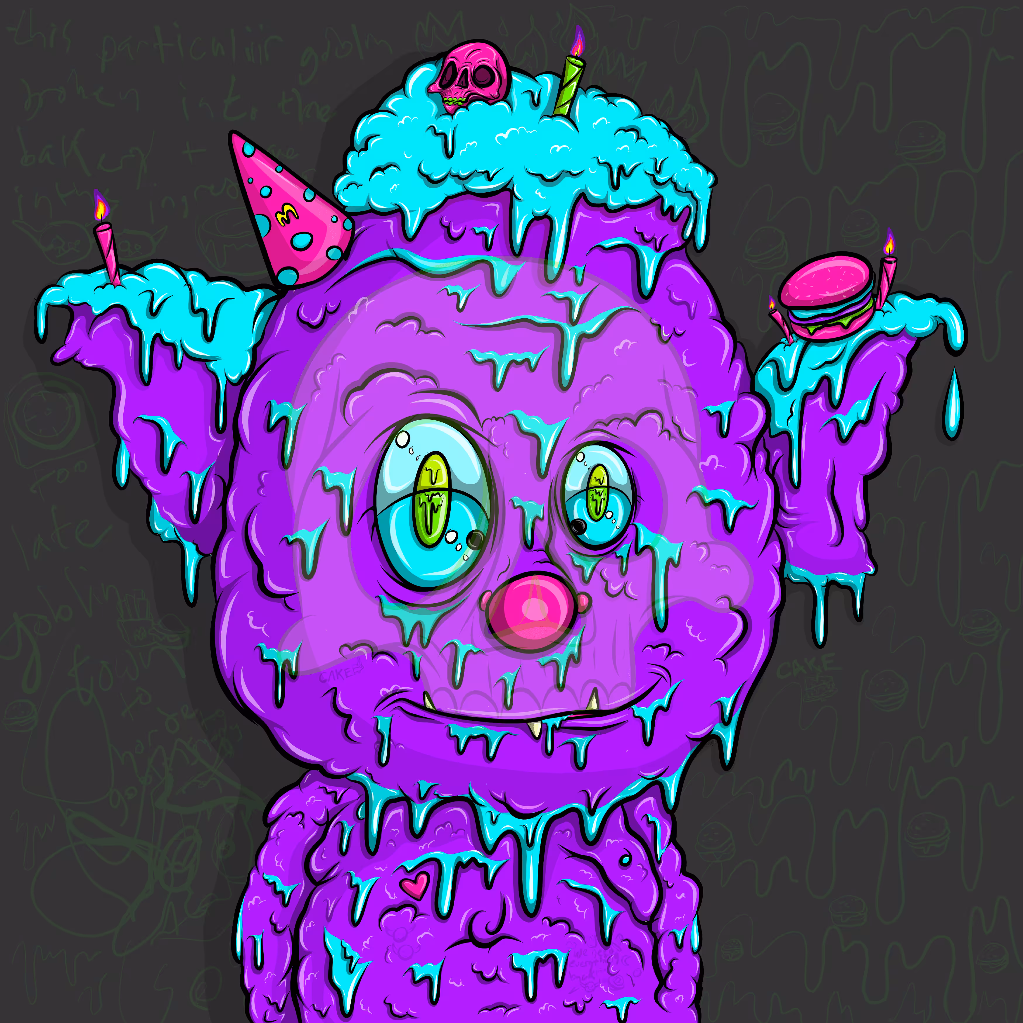 Grape Slushee Caked Goblin