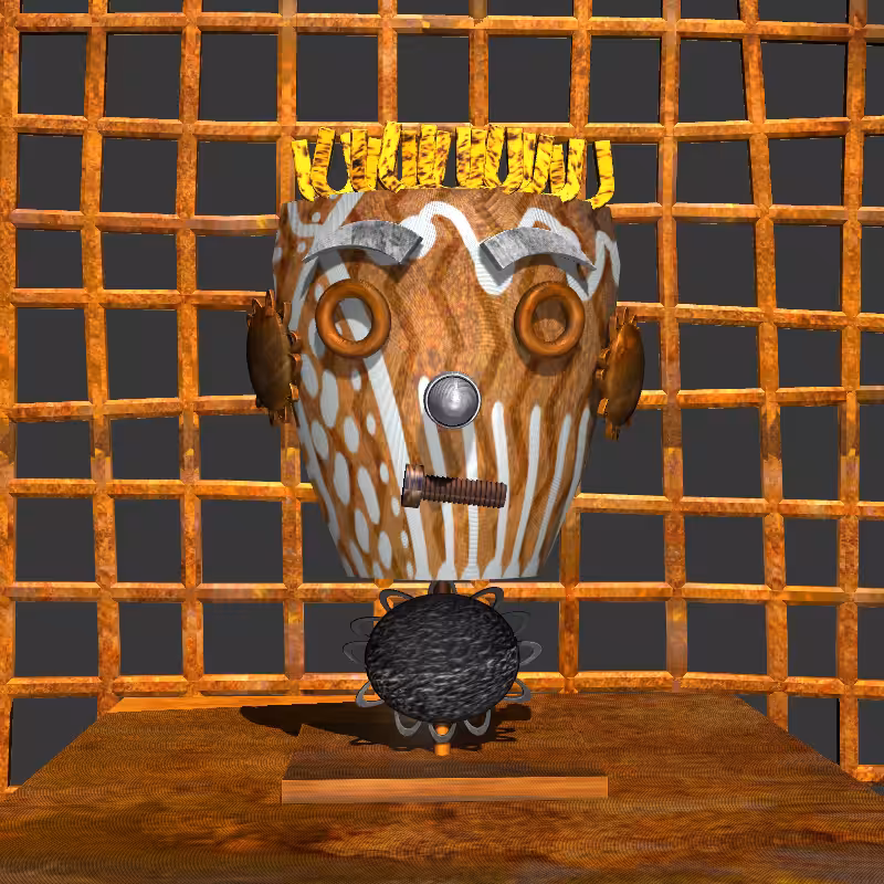 African’s Mask #7