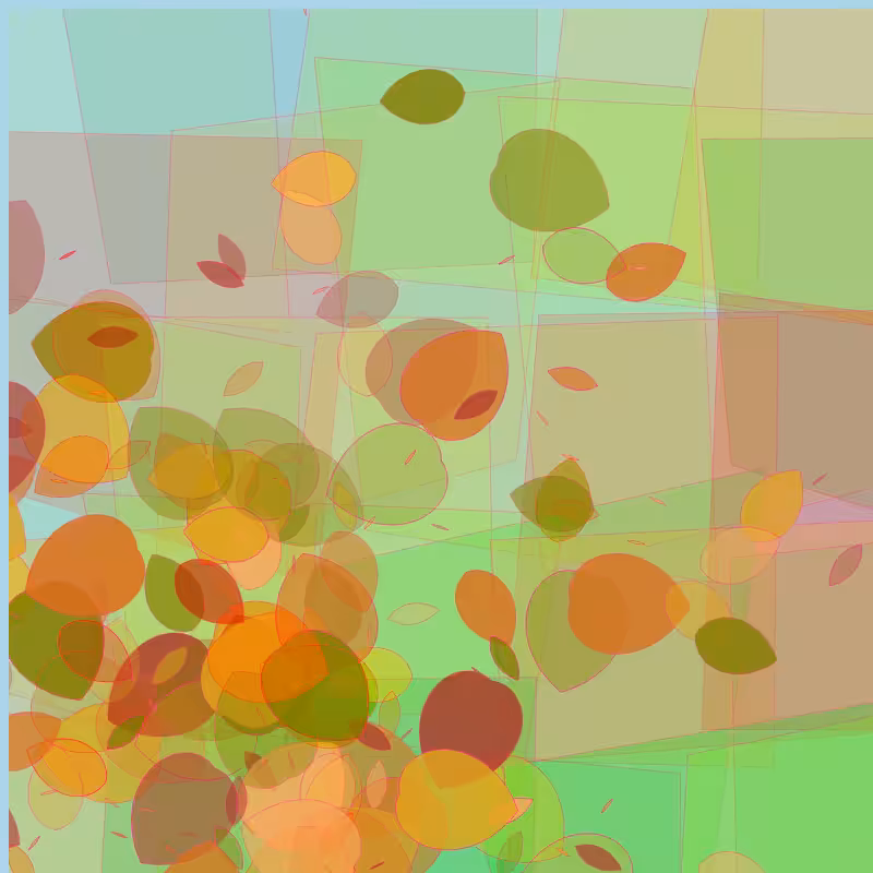 Leaves and glasses #19