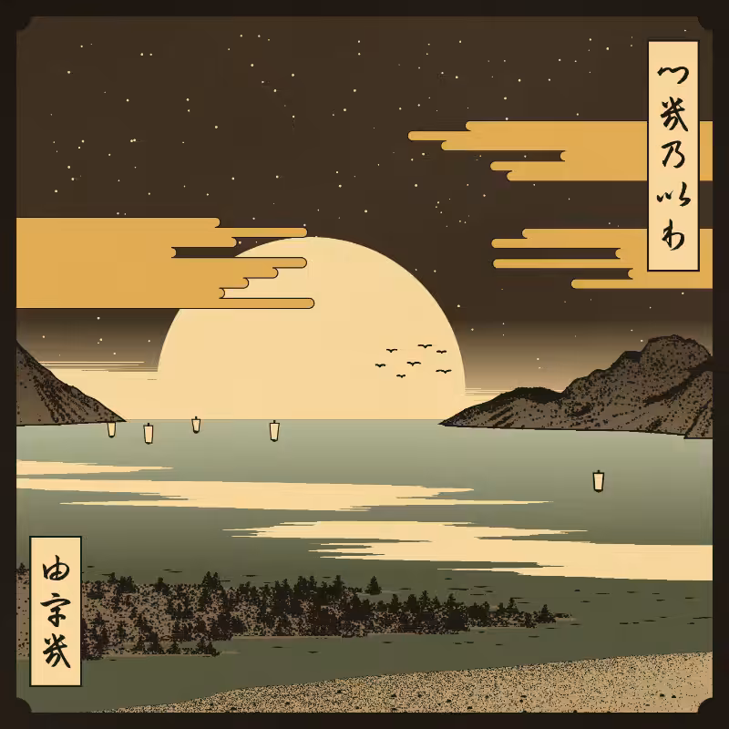 ukiyo-e seascape #435