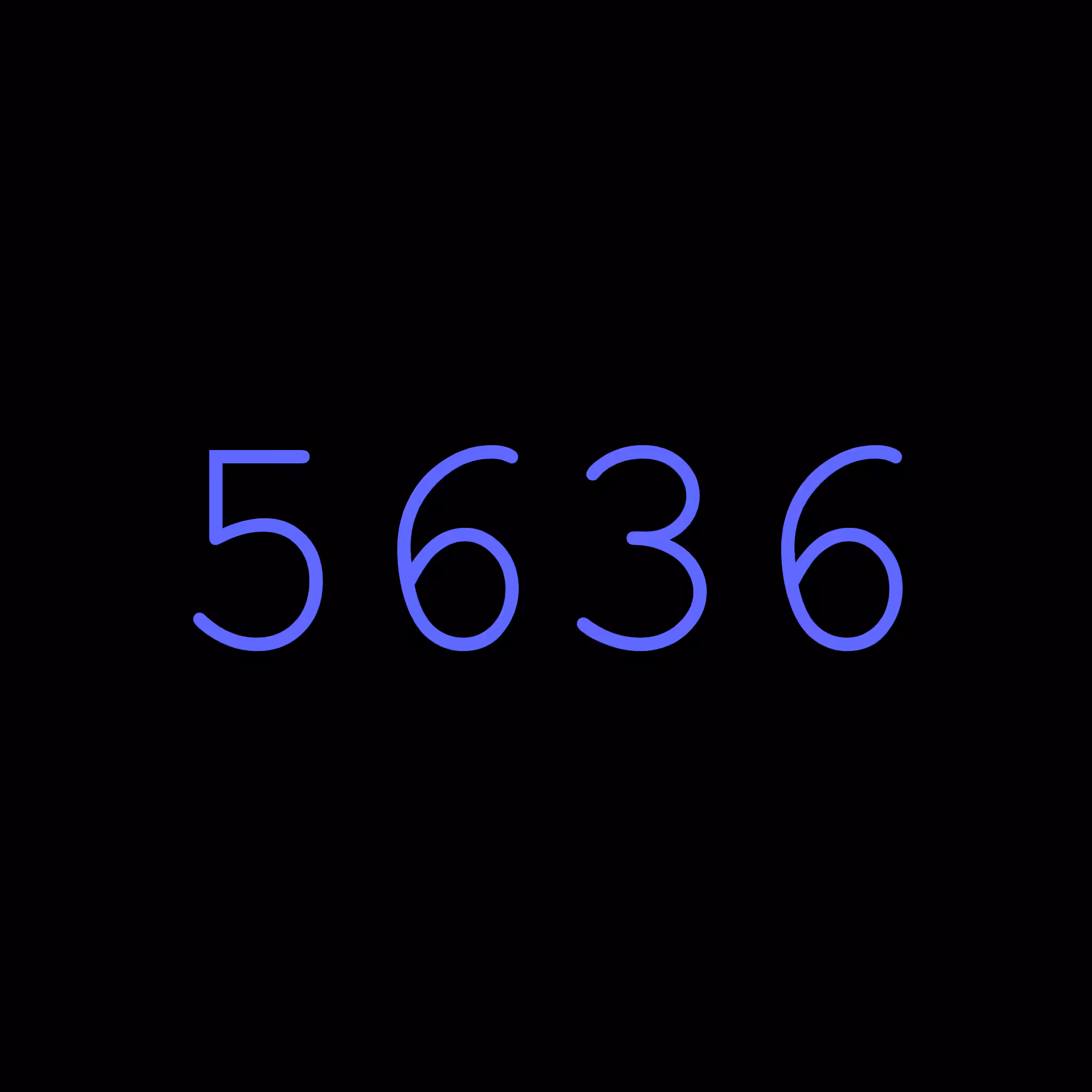 5636
