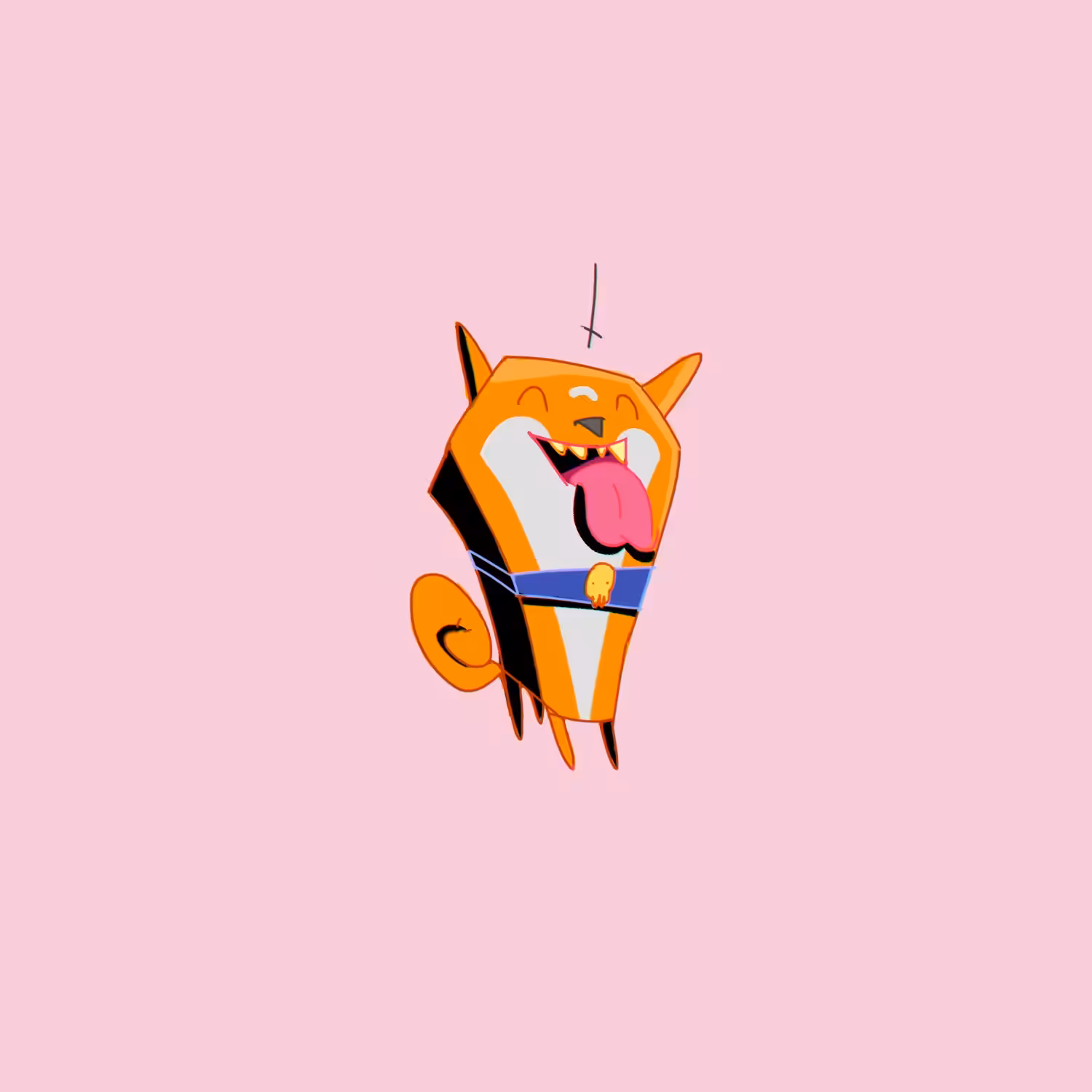 coffin-shaped shiba