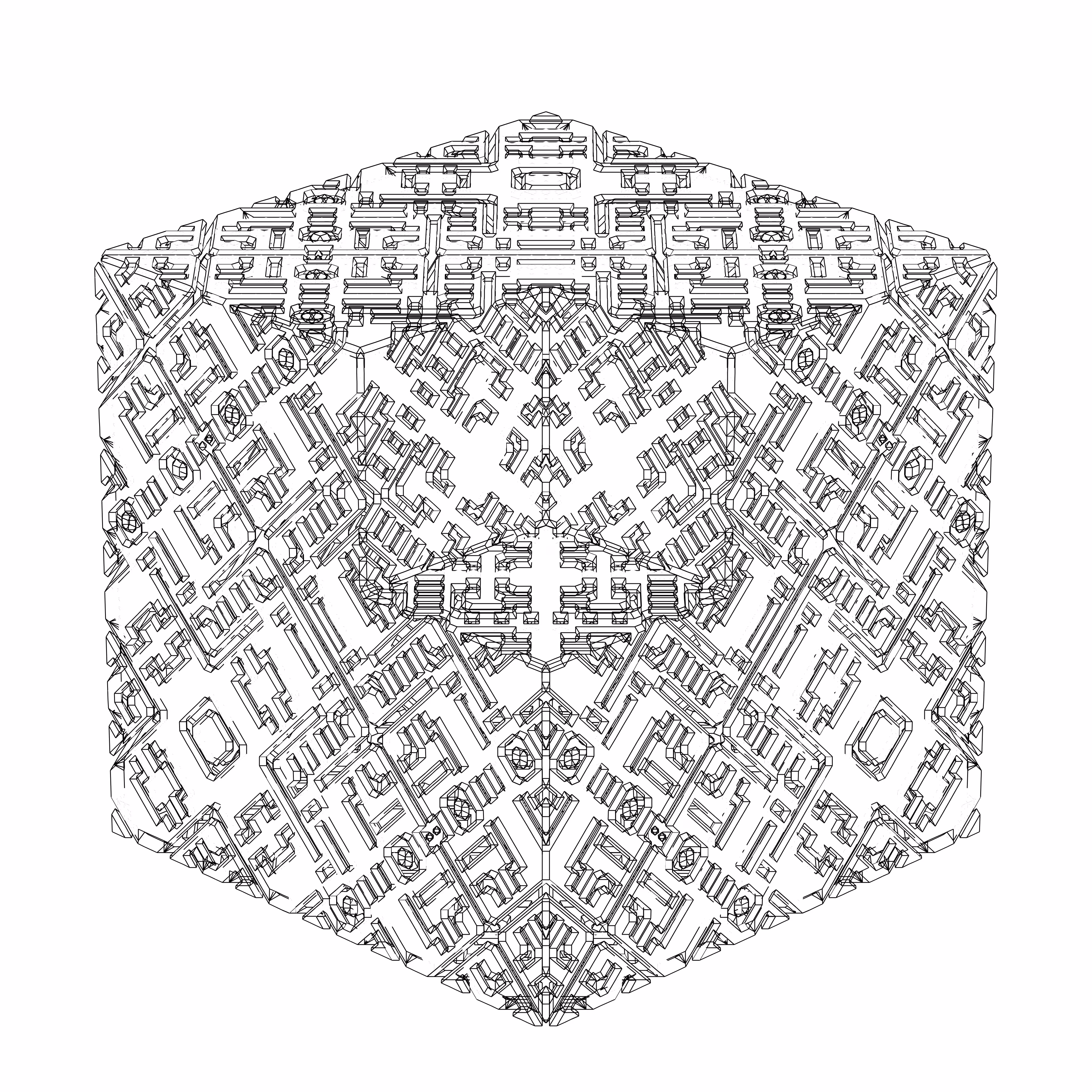 LL21 Alien Art Cube #736