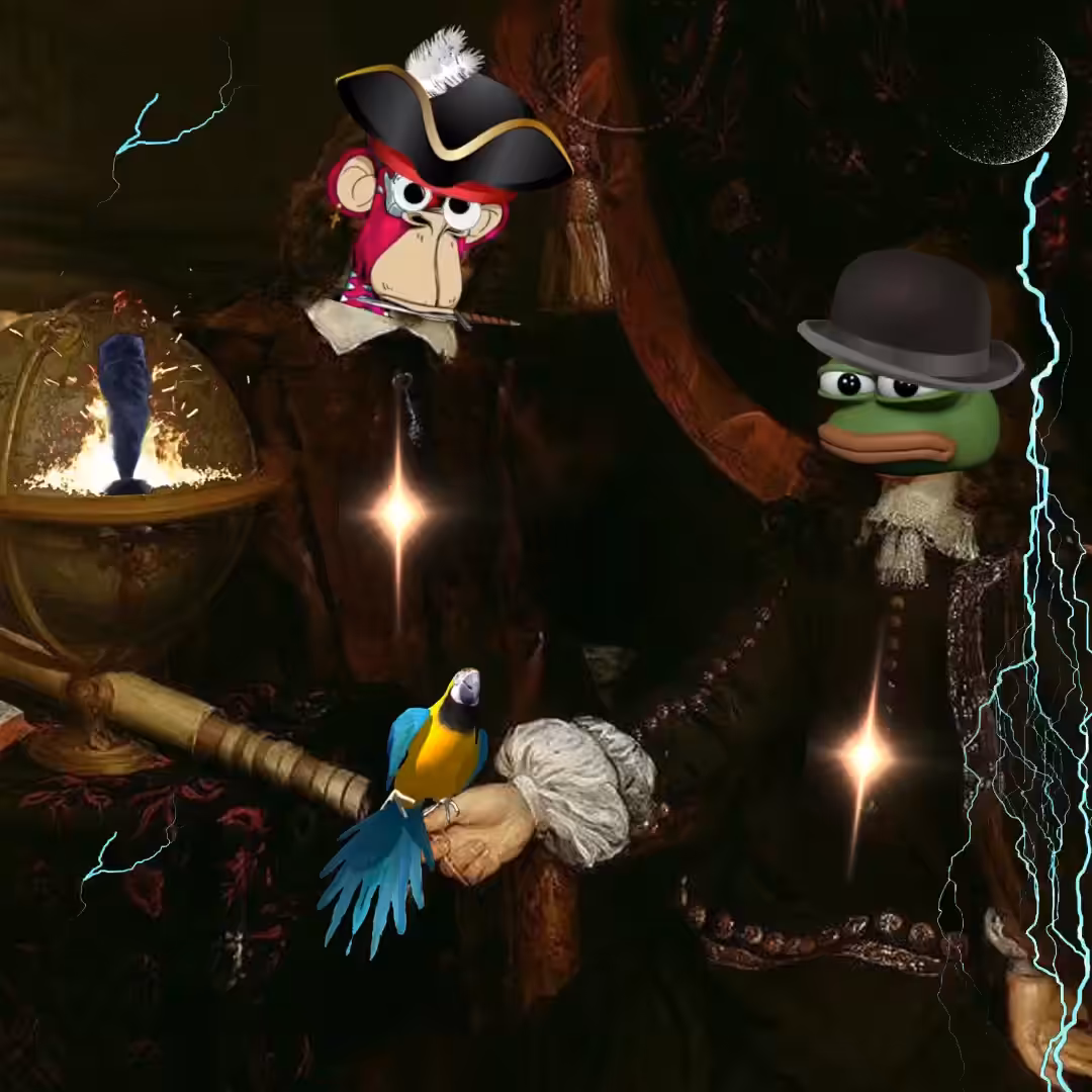 BORED APE YACHT CLUB #7495 & PEPE (FRANCIS CLEYN EDT)