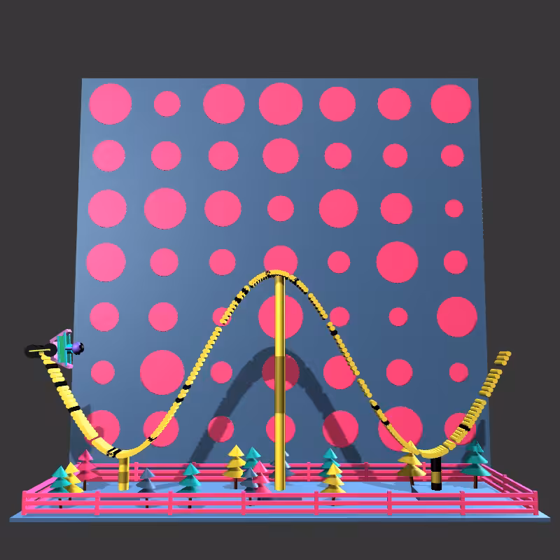 “Uncle Run” Fun Park: Roller Coaster #6