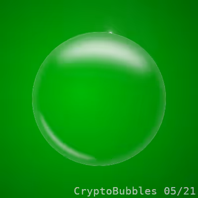 CryptoBubbles - Electric Green