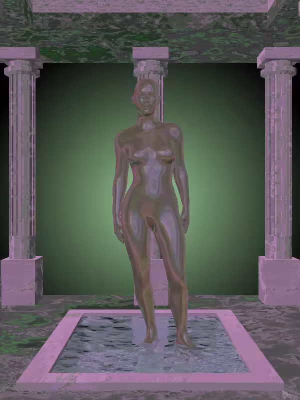 HeavenComputer: The Plotting Olive Rust Woman #3123