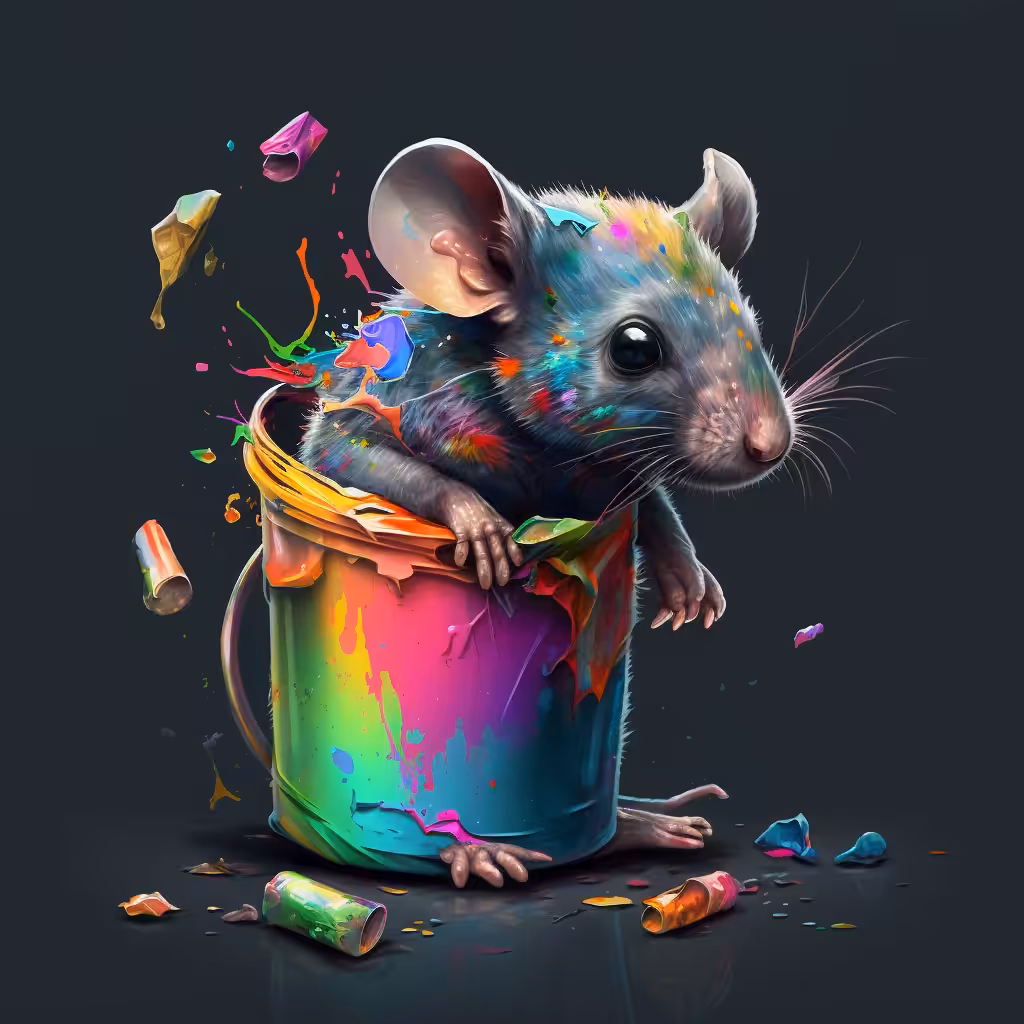Psychedelic Art: Splash of Trash