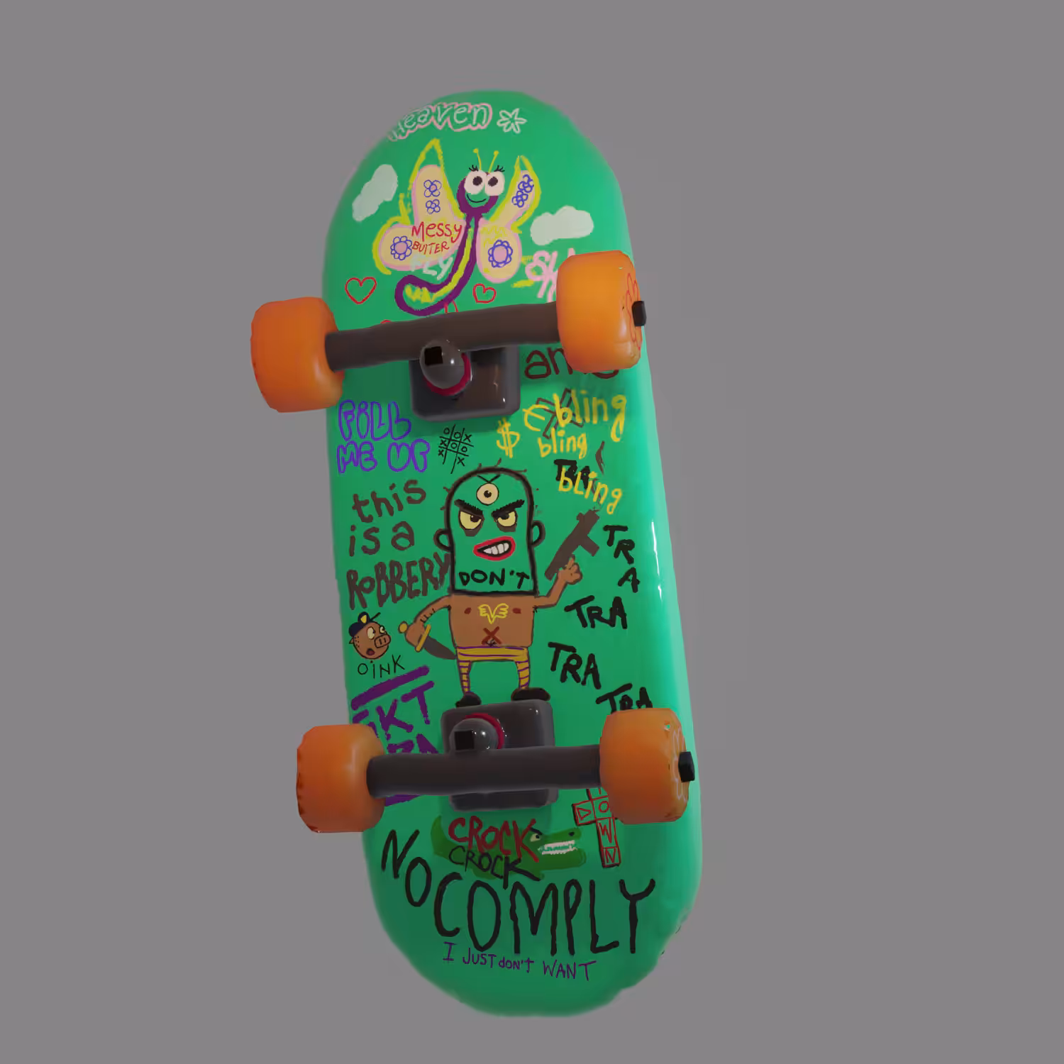 Do a kickflip!!!