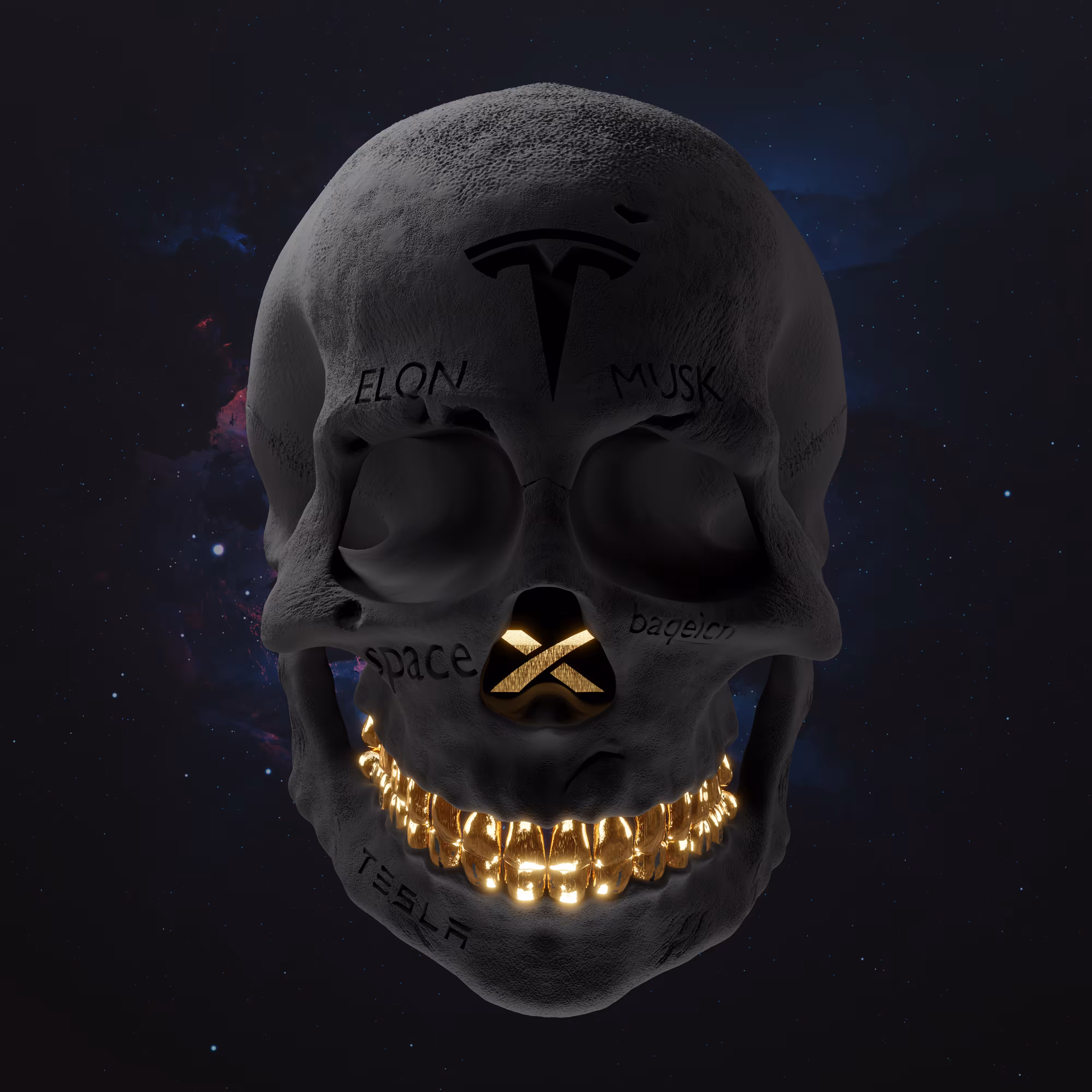 Elon Musk's skull