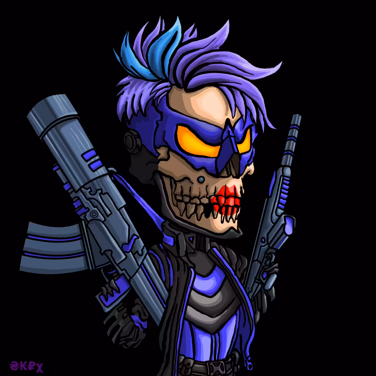 Skulls Portrait #73